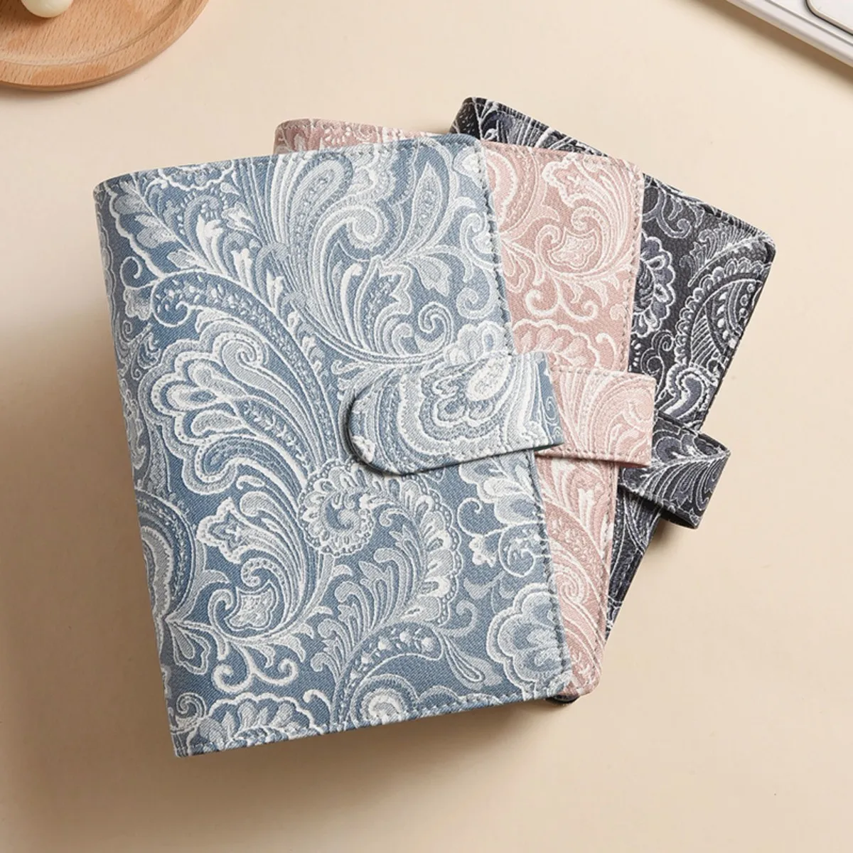 A6 notebook notebook ledger macaron creative leather shell loose leaf cash budget planning book
