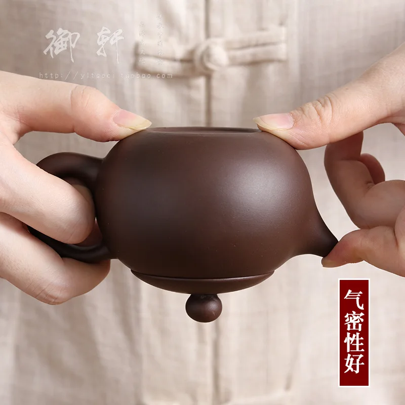

200cc Yixing Purple Clay Teapot Sets 5pcs Ceramic Kungfu Tea Set 1 Teapot 4 Cups Handmade Zisha Tea Pot Xishi Bubble Filter Pot