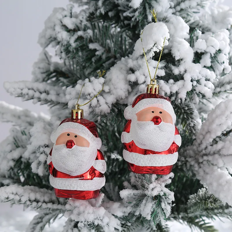 piezas/juego de adornos colgantes para árbol de Navidad, bastón de caramelo rojo y blanco, regalos de Navidad para el hogar, decoración navideña de Año Nuevo 2024