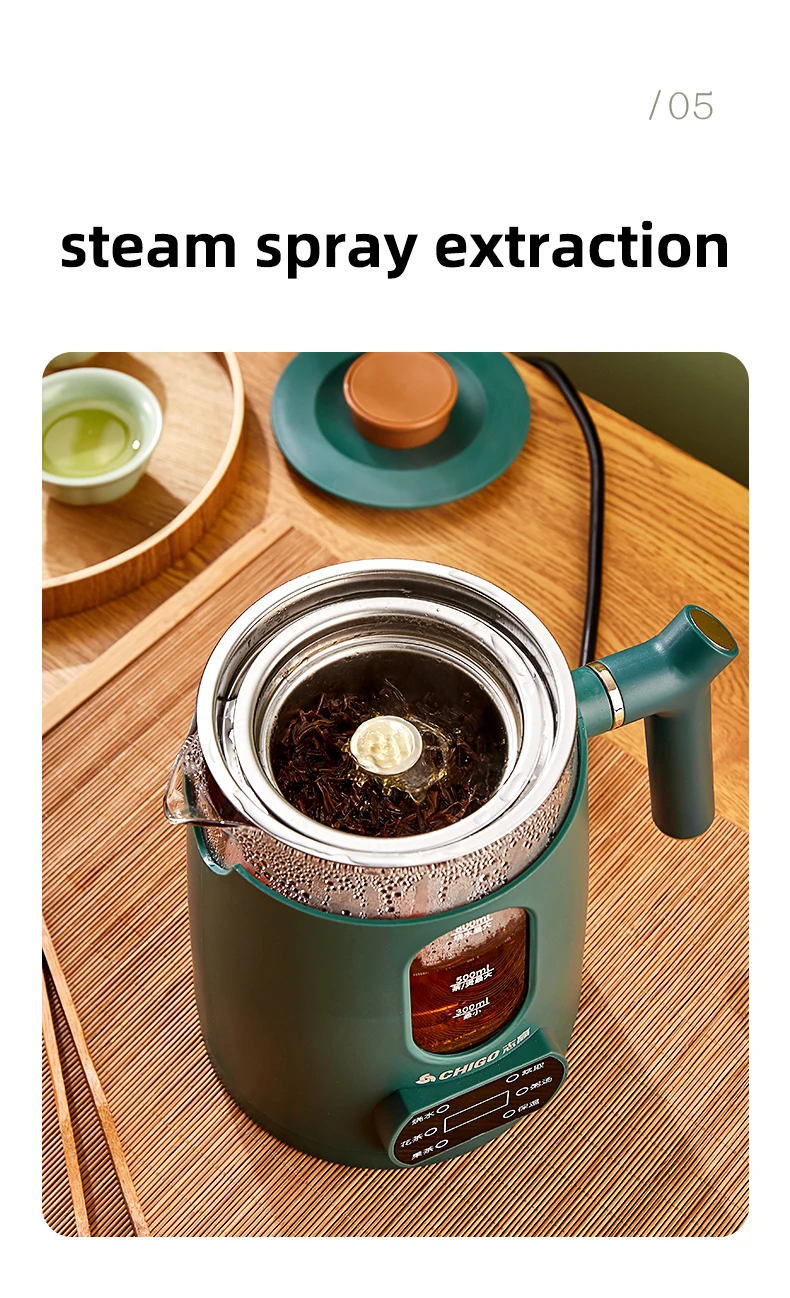 Electric Water Kettle Automatic Steam Spray 800ml 7Store