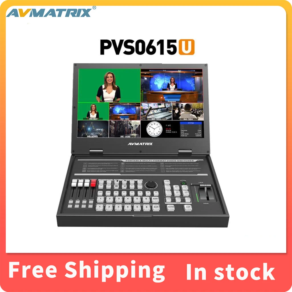 AVMATRIX-PVS0615U-15-6-USB-Capture-For-Streaming-Audio-Mixer-T-Bar ...
