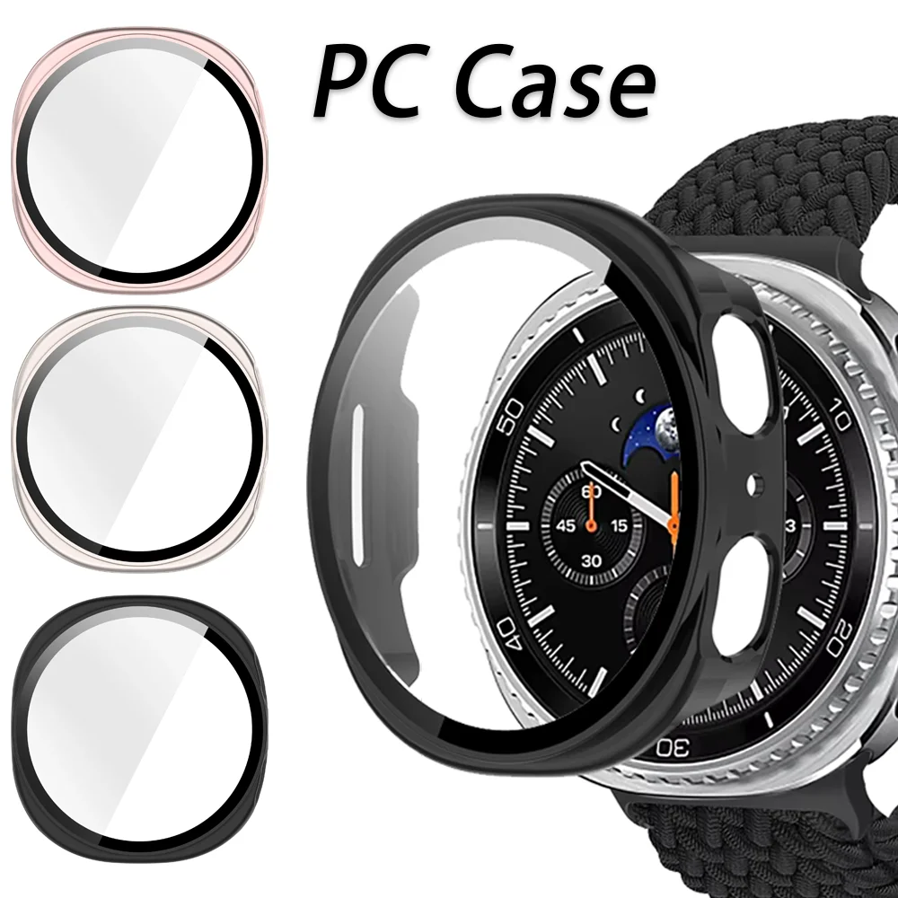 Premium Tempered Glass Smartwatch Protector Case - Universal Design
