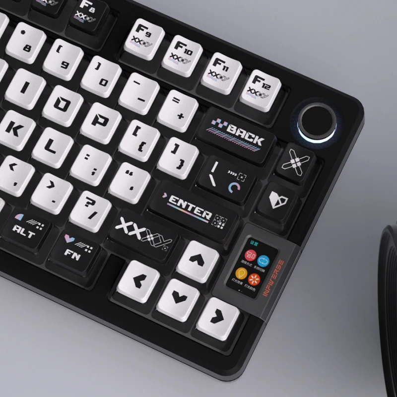 Keycaps Conjunto para Teclado Mecânico Mifuny Pudim Transparente Cool Pbt Perfil Oem Jogos Acessórios