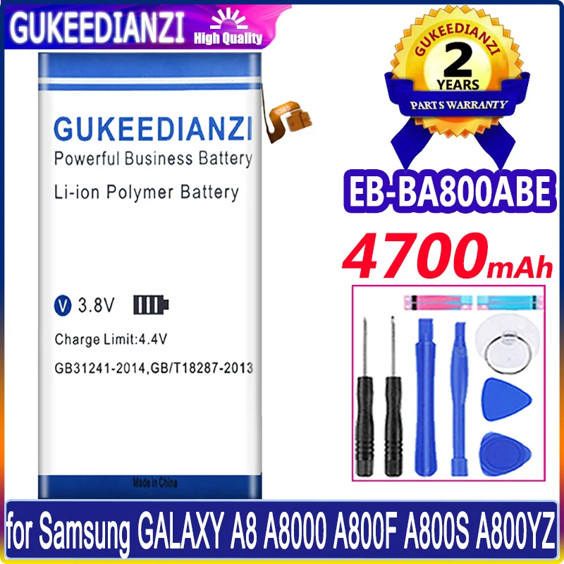 

EB-BA800ABE EB-BA800ABA 4700mAh Batterie For Samsung Galaxy A8 (2015) A800 SM-A8000 A800F A800S A800YZ High Capacity Battery
