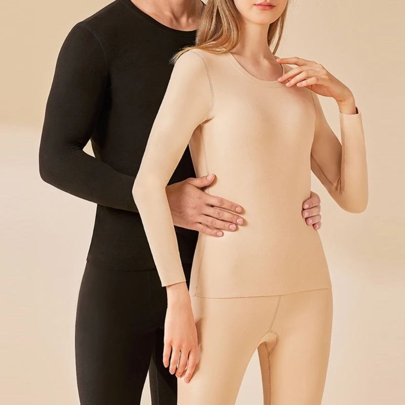 Thermal Underwear Set Women Men Long Johns Base Layer Set Winter Warm Top Bottom Dropship