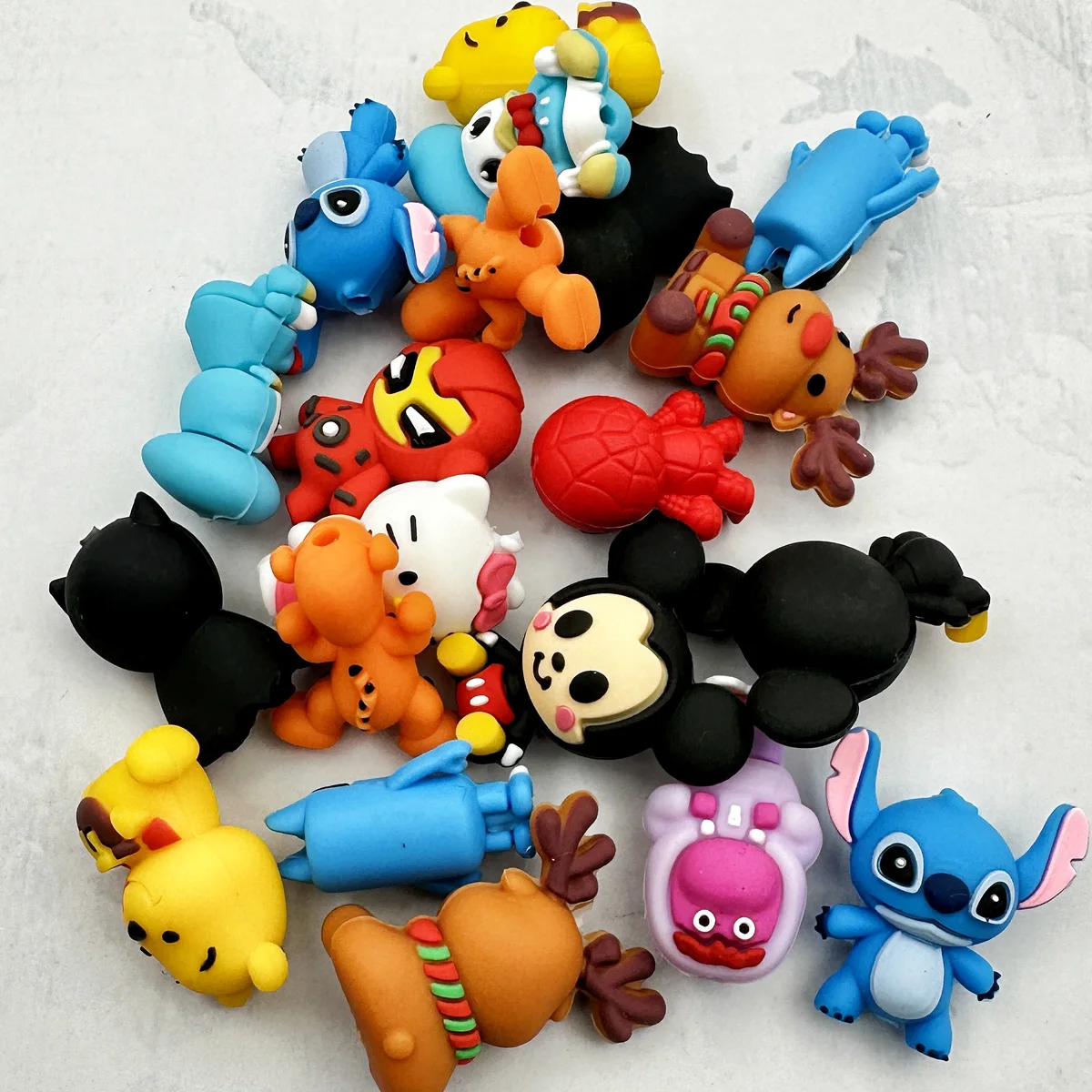 Silicone Beads Jewelry Accessories 10PCS 3D Silicone Beads DIY Originality 3D Beads Silicone Handmade DIY Pen Nipple Chain Jewelry Accessories