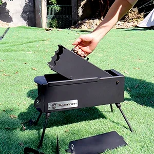Portable Collapsible Wood-burning  Pocket Rocket Stove For Outdoor Camping Hiking Travel Picnic BBQ 2