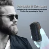 Gracemen Premium Retro Beard Brush Grooming Facial Brush for Men - 100% Boar Bristle and Old-stly Wooden Handle Man 6