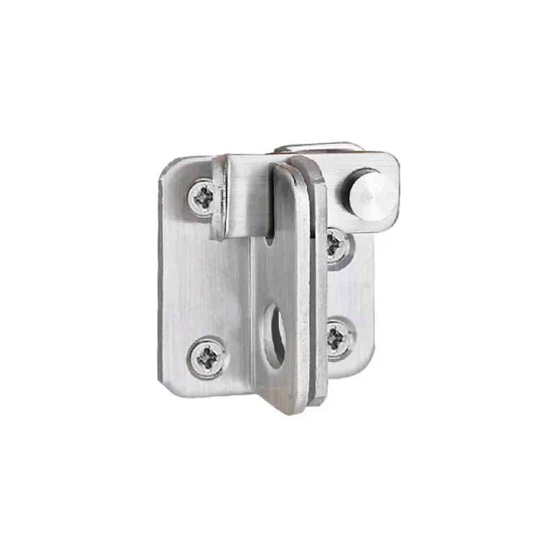 Turn On Left / Right Brief Simple Bolt Anti-theft Security Door Thick Stainless Steel Thicken Bolt Locker Lock Hasp