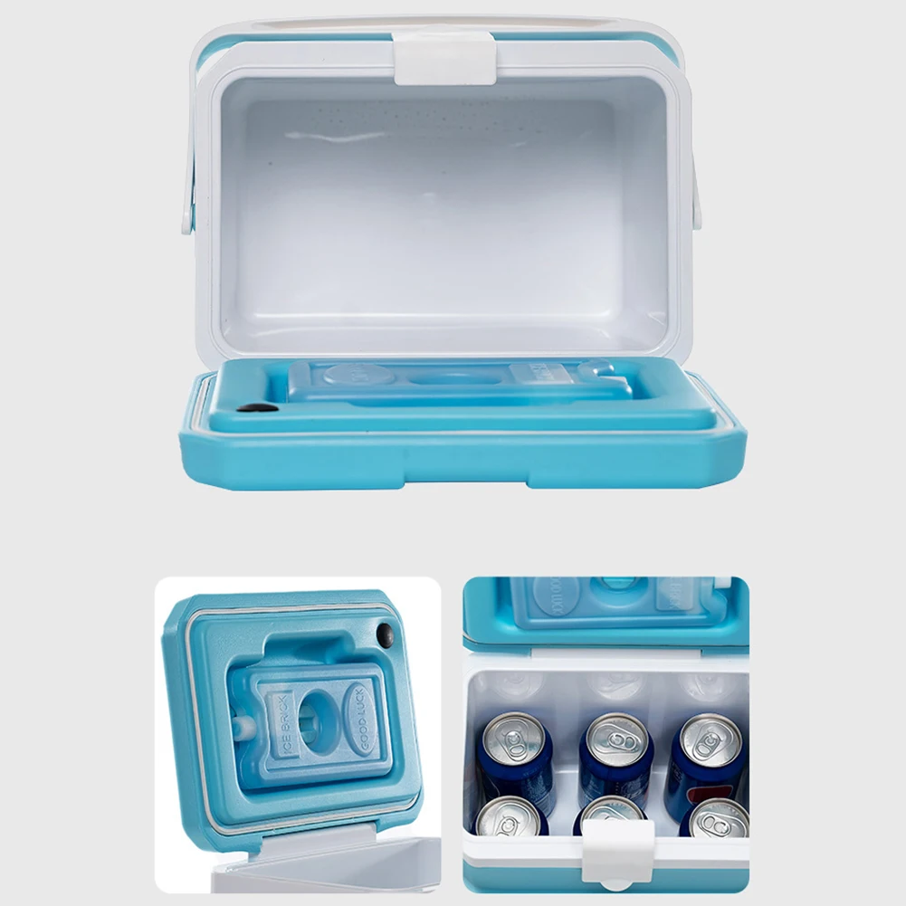 6L/13L Camping Cooler Box Portable Thermal Incubator Refrigerator Picnic Lunch Box Ice Bucket Outdoor BBQ Fishing Car Ice Chest