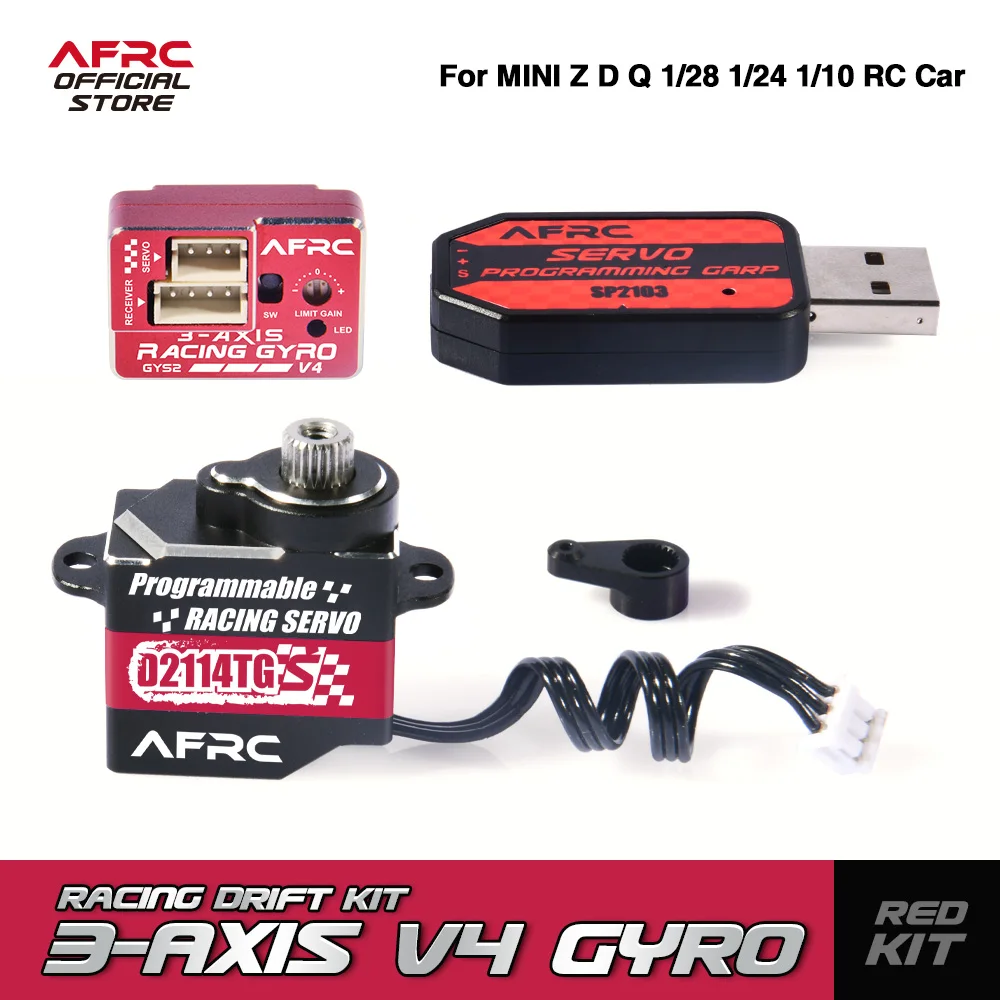 AGFRC A06CLS Programmable High Speed Servo for Mini z RC Track Car