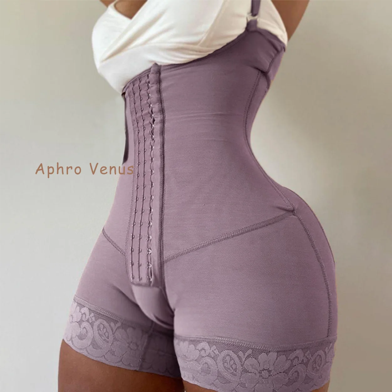 Fajas Colombianas High Compression Full Body Hourglass Girdle Waist Trainer  Butt Lifter Post-operative Shorts Women's Shapewear