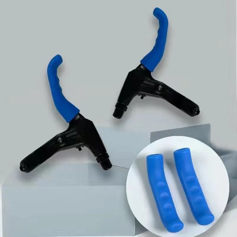 Folding Bicycle Brake Handle Protector Silicone Sleeve Accessories Wear-resistant Tear-resistant Anti-skid Cycling Equipment