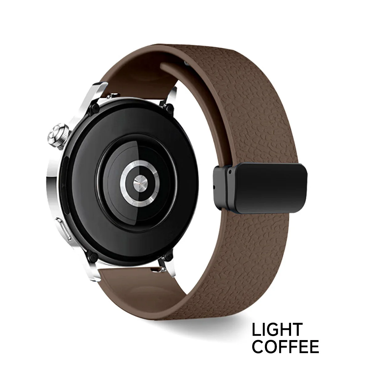 Magnetic Silicone Strap for Smartwatch - 20mm/22mm, Versatile Fit Bracelet