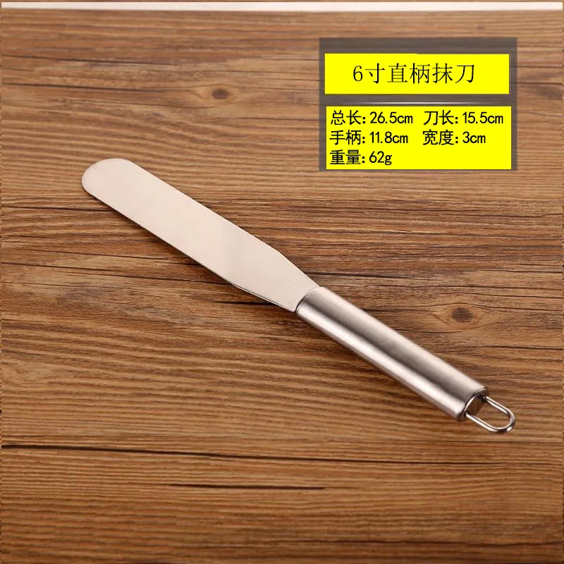 Stainless Steel Cake Decorating Spatula Set - Professional Icing and Frosting Tools