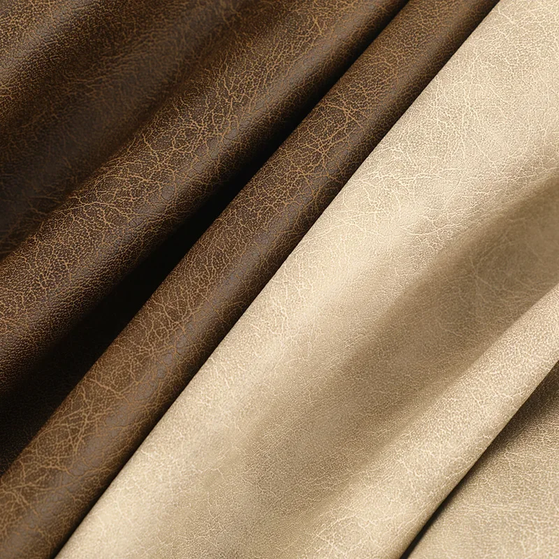 Full Cotton Bottom Artificial Leather PU Leather Home Bag Clothing Belt Jacket Home Packaging Fabric