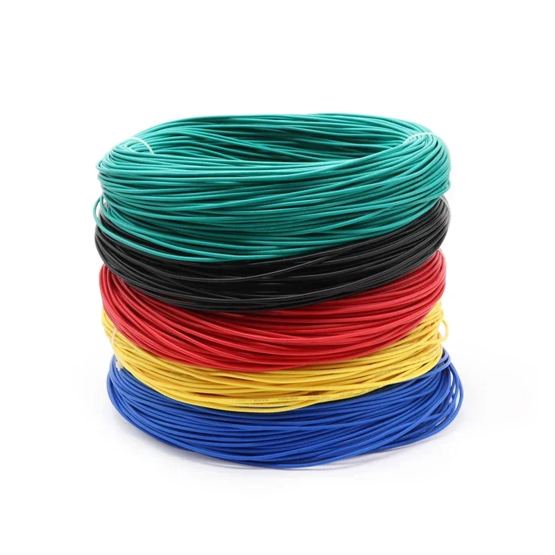 Copper Wire RV Copper Wire Flexible Cable Electric PVC Electrical Cable 300/500V Single-Core Multi-Strand Flexible Wire For Car Audio Wires