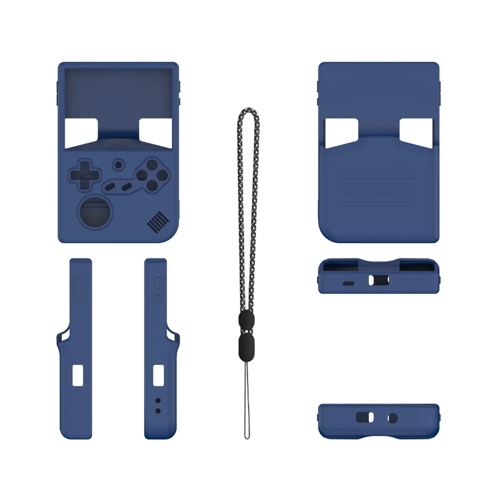 Silicone Case Shockproof Protective Cover Protector Shell Sleeve Soft Skin Cover Case for ANBERNIC RG40XXV Handheld Game Console