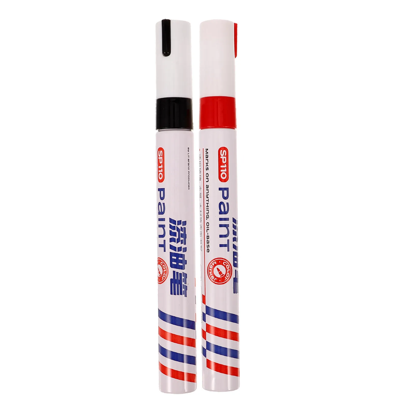 2개 묶음 기념비/비석 문구 수리 키트, 빠르게 마르는 페인트 마커, 묘비 문구 보수용, 강력한 커버력