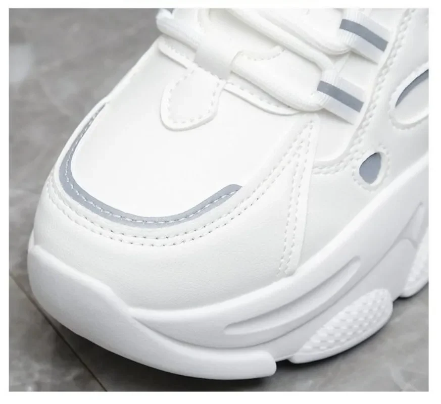 2025 new Breathable Chunky Women's Sneakers Fashion Thick Sole Platform female Sport Shoes Zapatillas De Deporte Tenis Feninino 3