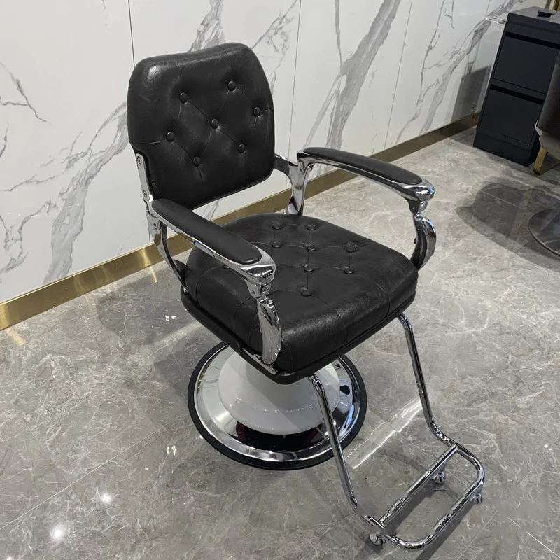 Luxury Swivel Barber Chair Facial Vintage Beauty Tattoo Chair Professional Makeup Cadeira Giratoria Nail Salon Furniture LJ50BC