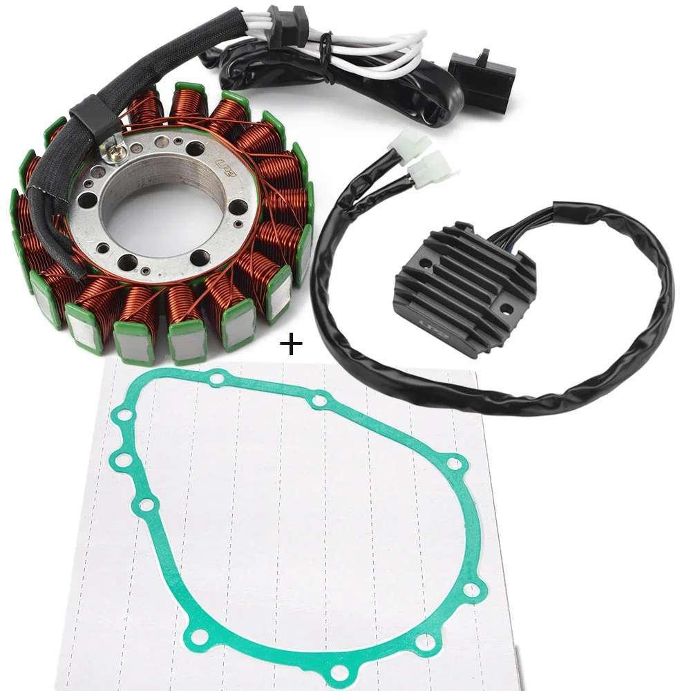 Magneto Stator Coil & Regulator Rectifier With Gasket For Kawasaki ZX636 Ninja ZX6R ZX 636 Ninja ZX 6R ZX-6R 2005 2006