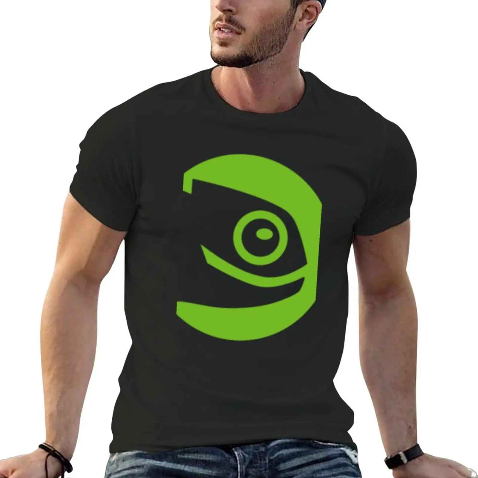 

Новинка, футболка OpenSuse с рисунком аниме, футболка для мальчика, новая коллекция, мужские футболки с рисунком