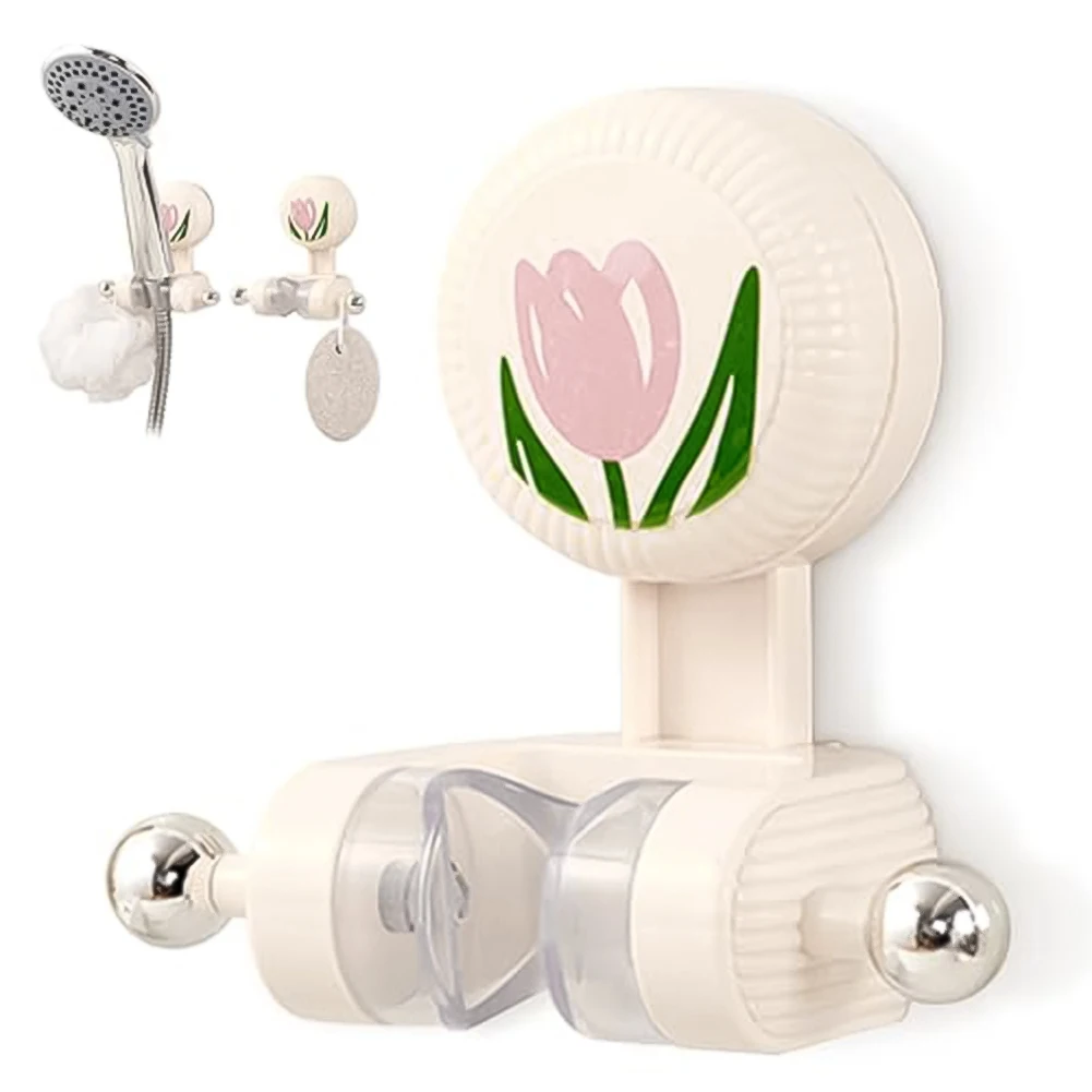 1pc Adjustable Suction Cup Bracket Bathroom Wall Mount Handheld Shower Head Holder Home Improvement Tools Accessories