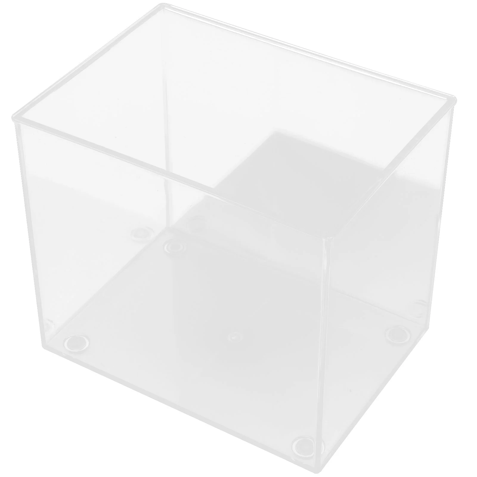 Transparent Goldfish Tank Desktop Fish Tank Square Aquarium Desktop Plastic Fish fish bowl aquarium tank