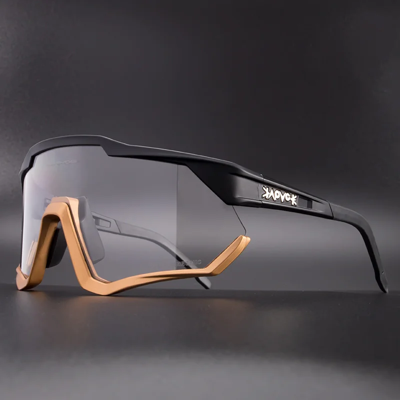 

Kapvoe Photochromic Cycling Glasses Outdoor UV400 Cycling Eyewear Mtb Bike Cycling Goggles Women Cycling Sunglasses for Men