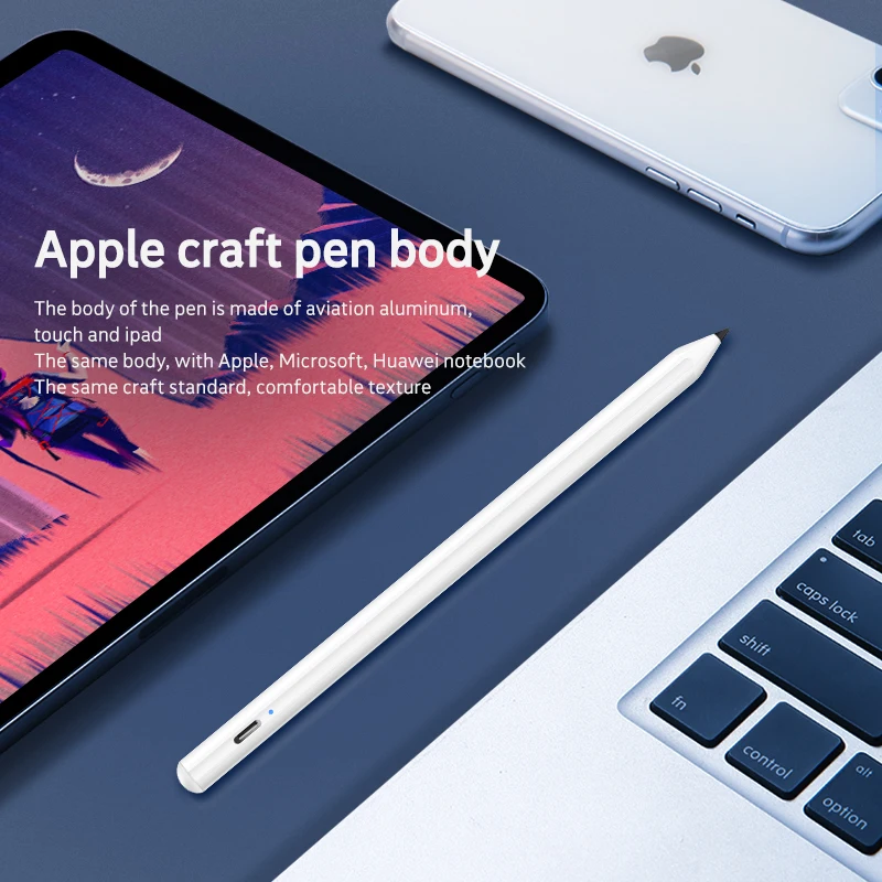 YP 스타일러스 펜, 팜 리젝션 기능, 액티브 펜슬, 애플 iPad Pro3, Mini6, Air5 글쓰기와 호환 가능, iPad2018-iPad2023