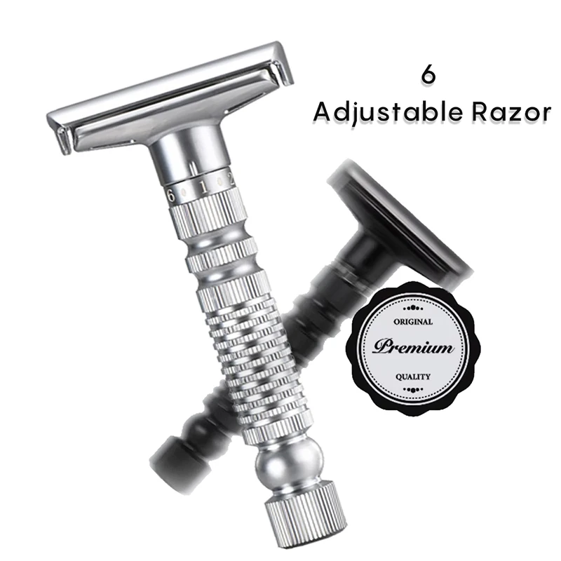Whityle 206 Glide Pro 6 Einstellbarer Rasierer für Männer Bartpflege One Blade 360 Klassischer Rasierer mit tragbarer Reisebox – Detail 6