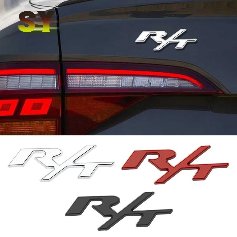 Металлический 3d-логотип RT автомобиля наклейка на крыло для защиты от радиатора