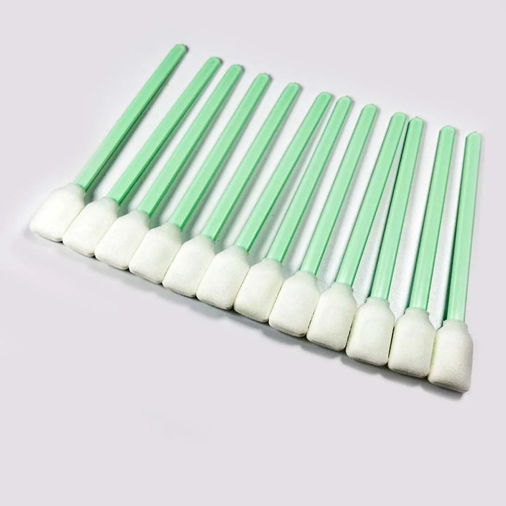 50pcs/Pack Dust-Free Cotton Swabs Wiping Stick Diy Handmade Leather Colouring Dyeing Cotton Swabs Sponge Scalp Edge Treatment