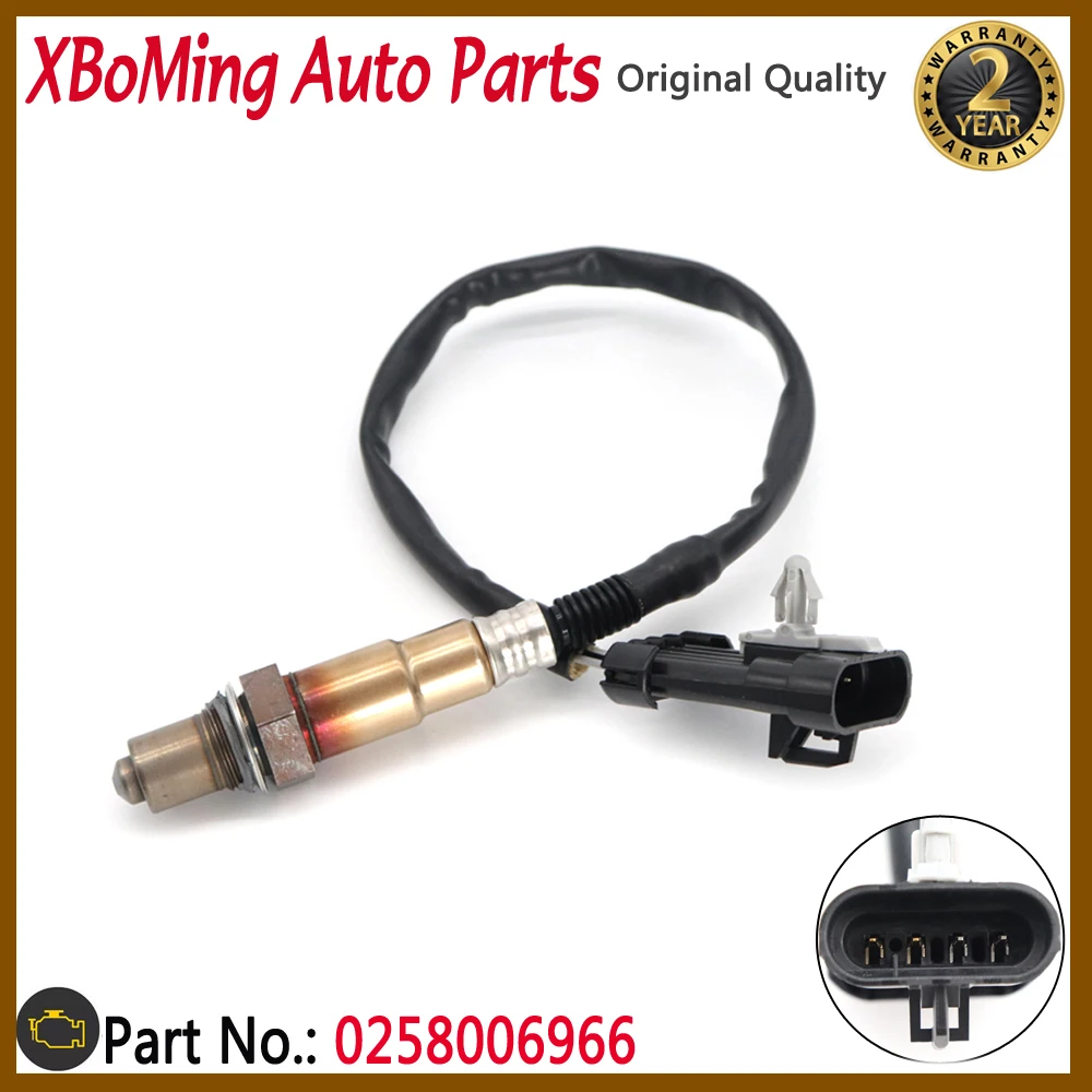

Коэффициент воздушного топлива AFR Lambda O2, кислородный датчик 0258006966 для MAZDA 323 CHERY B21 B23 BYD F0 SURUI TIGGO