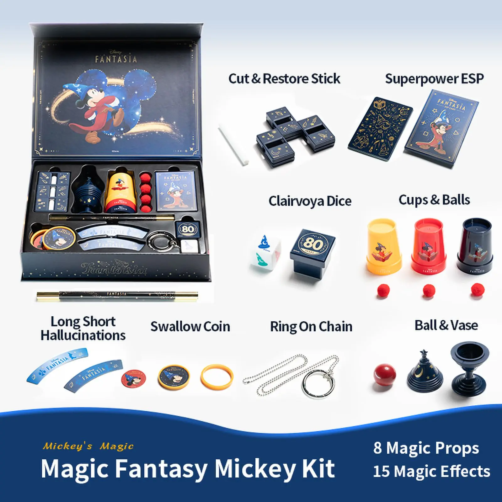 Mickey Magic Pen セット Disney Fantasia Magic Set, 400 Tricks - Samsclub.com