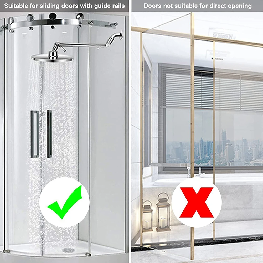 

Stainless Steel Shower Doors Rollers Runners Wheels Shower Cabins Steam Cabin Enclosures Twin Top Replacement Silver