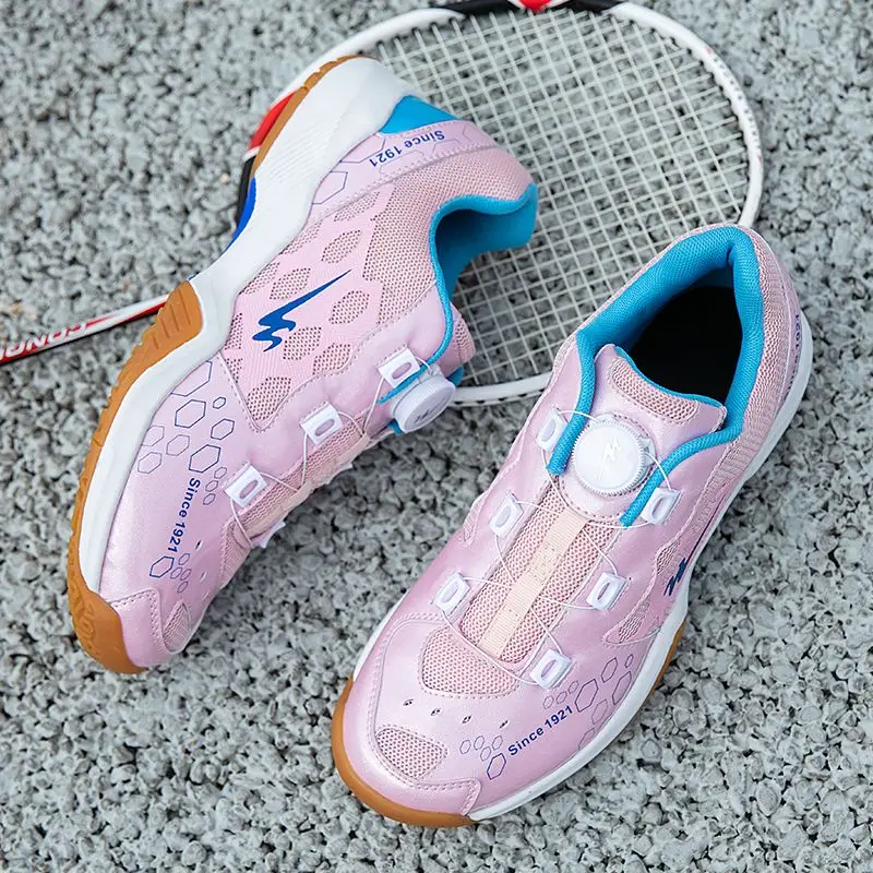 Men's and Women's Badminton Shoes Lightweight Table Tennis Shoes Comfortable Tennis Competition Training Sports Shoe