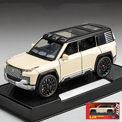 Diecast Alloy Model Car with Sound and Light - Classic Display Collectible Ornaments, Birthday Gift (White Box)