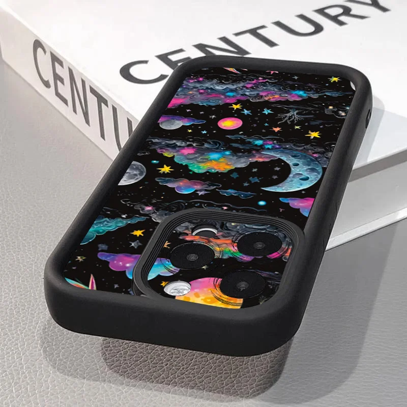 Vibrant Starry Sky Soft TPU Phone Case Cover