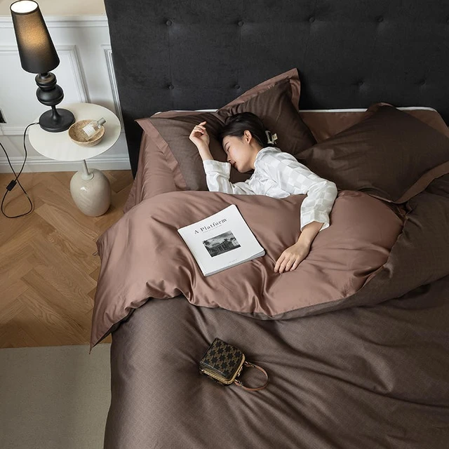 Parure de lit enfant en coton égyptien 200 fils Gris, 120 x 150 cm
