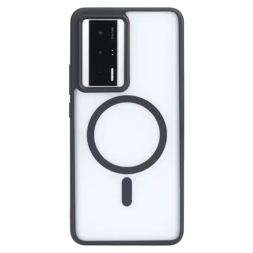 For Xiaomi POCO F5 Pro 5G Shockproof Phone Case Magnetic Luxury Matte  Clear Magnetic Wireless Charging Magsafe Case - Image 5