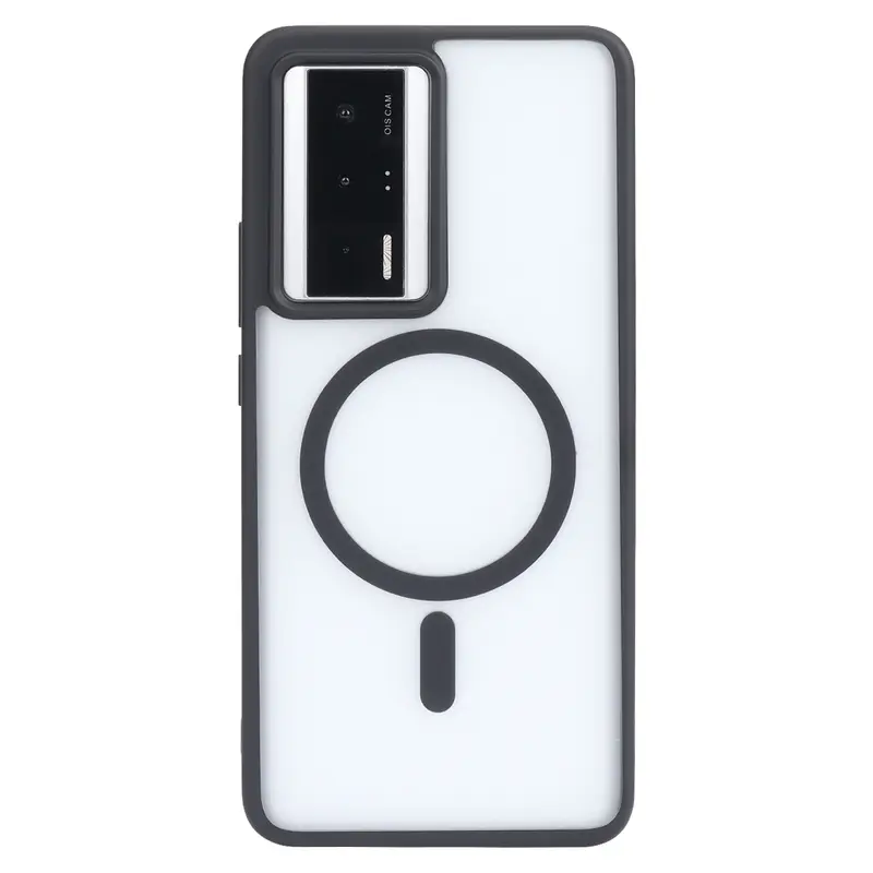 For Xiaomi POCO F5 Pro 5G Shockproof Phone Case Magnetic Luxury Matte  Clear Magnetic Wireless Charging Magsafe Case - Image 5