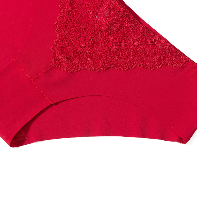 10PCS/Set Women's Underwear Set Exquisite Sweet Lace Lingerie Silk Satin Briefs Comfort Breathable