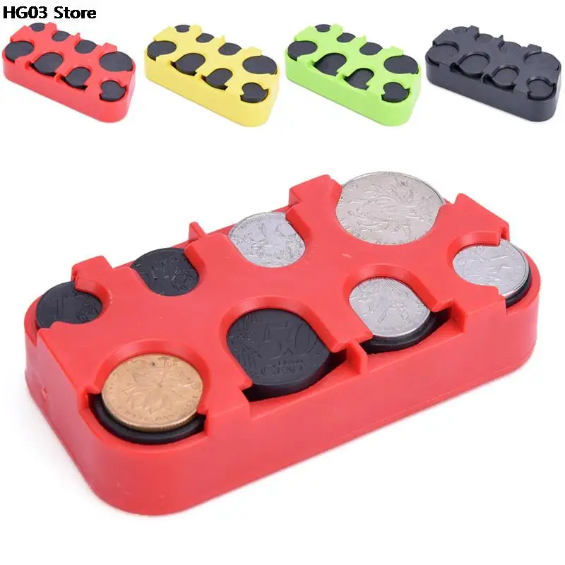Coin Holder Creative Euro/Dollars Coin Dispenser Storage Purse Wallet Holders Storage Box