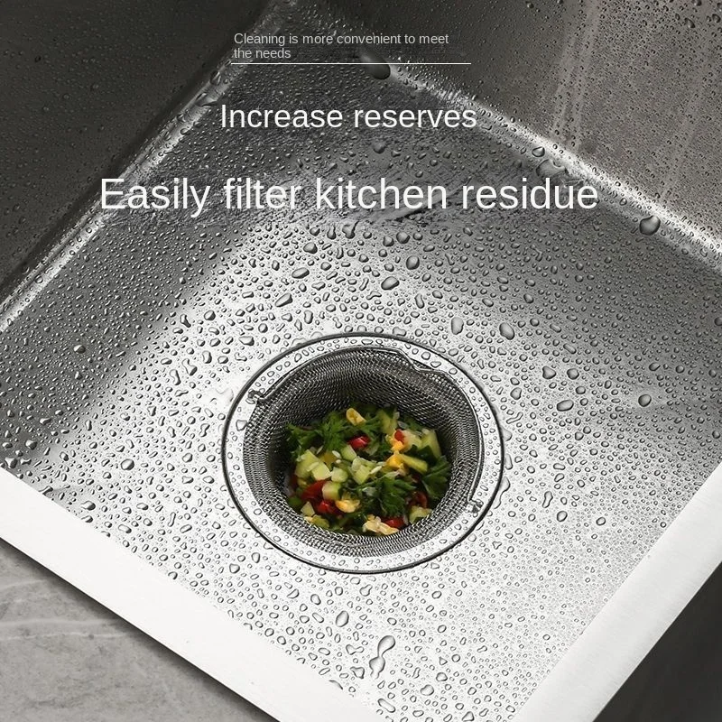 Kitchen sink filter stainless steel sink leakage net dishwashing basin filter dishwashing basin universal garbage draining baske