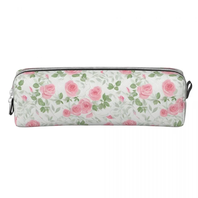 Kawaii Pencil Case Pink Rose Pencil Bag Beauty Japan Kawaii Back