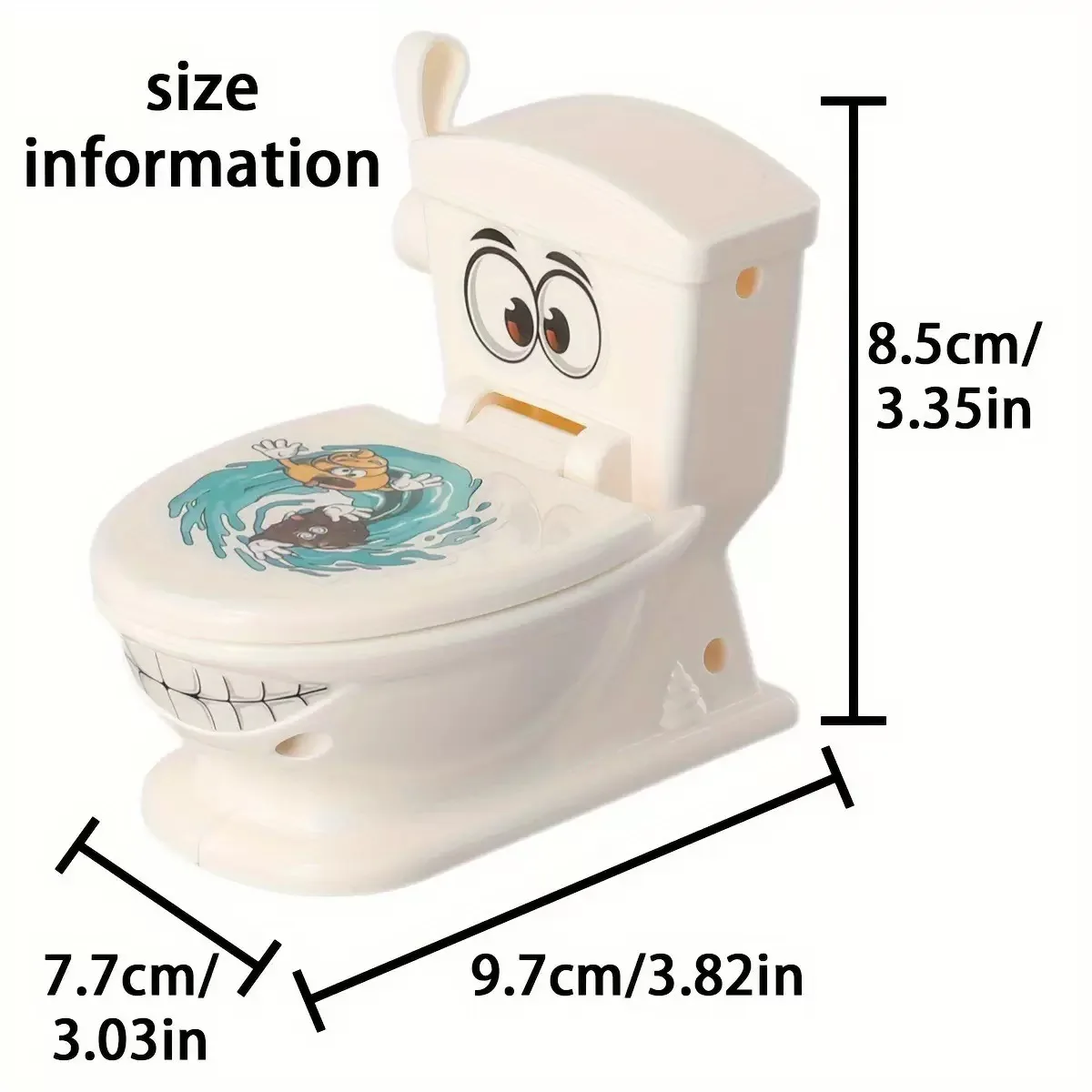 화장실 표적 사격 게임, 인터랙티브 데스크탑 장난감 세트