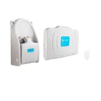 Y  The third bathroom care desk is wall mounted, with a children's diaper changing table and a foldable bathroom safety chair 1