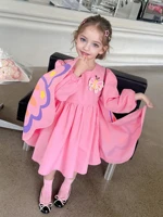 Robe de printemps et d'été en forme d'ailes de papillon pour filles, tenue de soirée de loisirs pour enfants de 1 à 5 ans, nouvelle collection 4